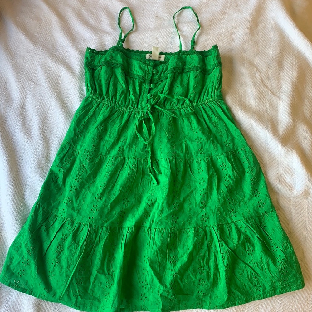 Green Jessica Simpson Mini Dress!